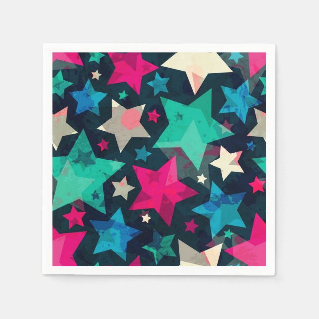 Stars pattern napkin (Front)