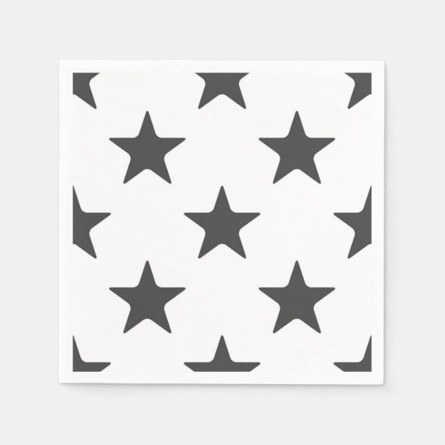 Stars pattern napkin (Front)