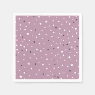 Stars pattern napkin