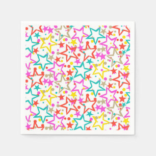 Stars pattern napkin
