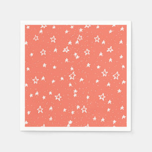 Stars pattern napkin