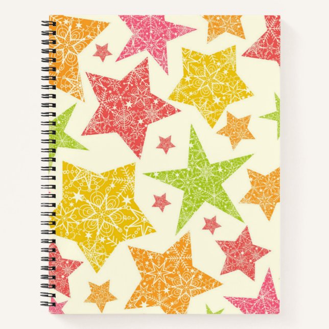Stars pattern notebook (Front)