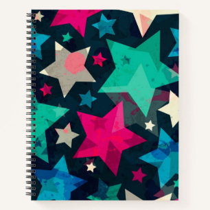 Stars pattern notebook