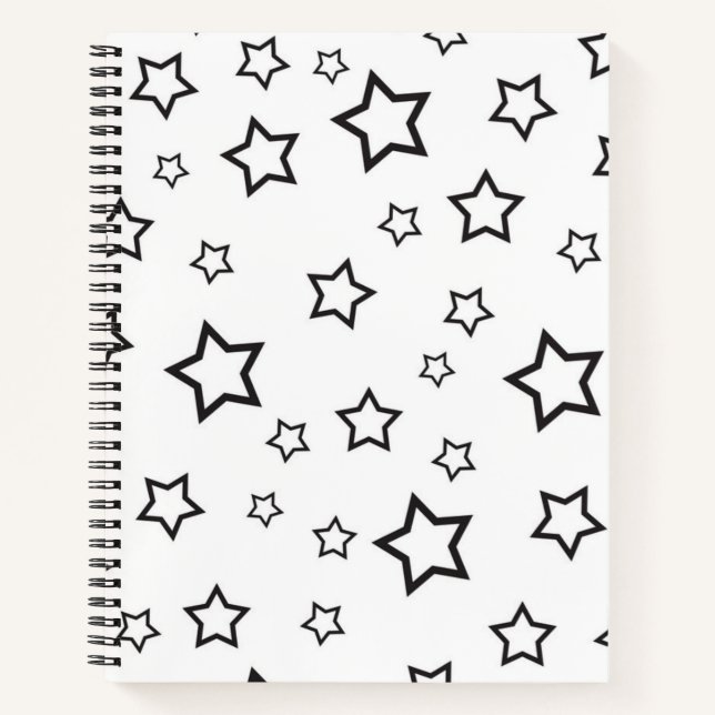 Stars pattern notebook (Front)