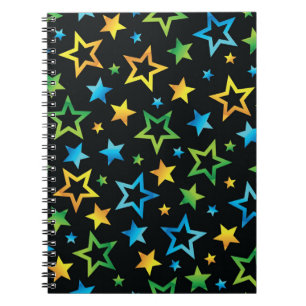 Stars pattern notebook