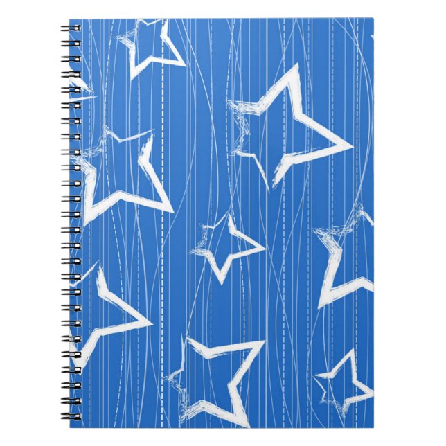 Stars pattern notebook (Front)