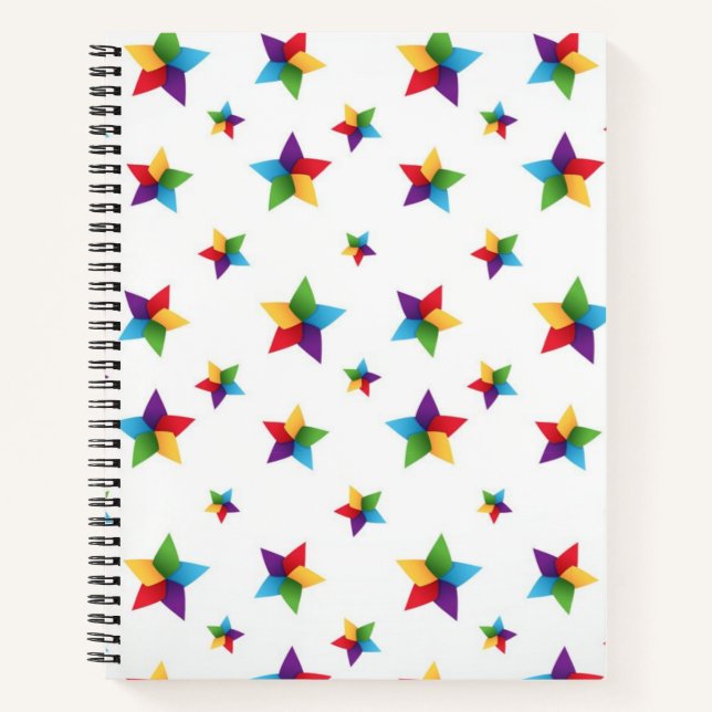 Stars pattern notebook (Front)