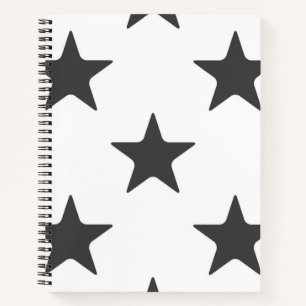 Stars pattern notebook