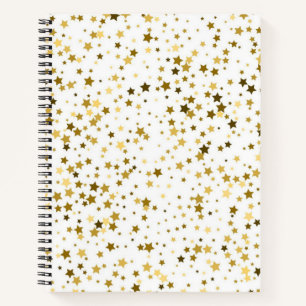 Stars pattern notebook