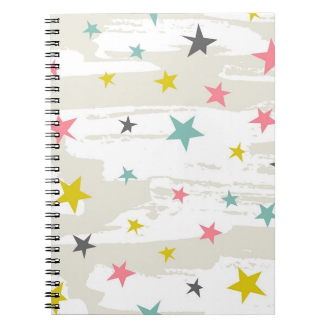 Stars pattern notebook (Front)
