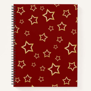 Stars pattern notebook
