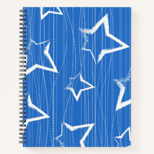 Stars pattern notebook
