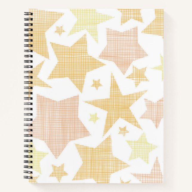 Stars pattern notebook (Front)