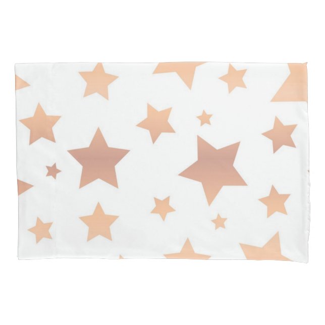 Stars pattern pillowcase (Front)