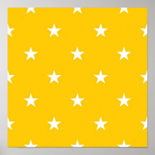 Stars pattern poster