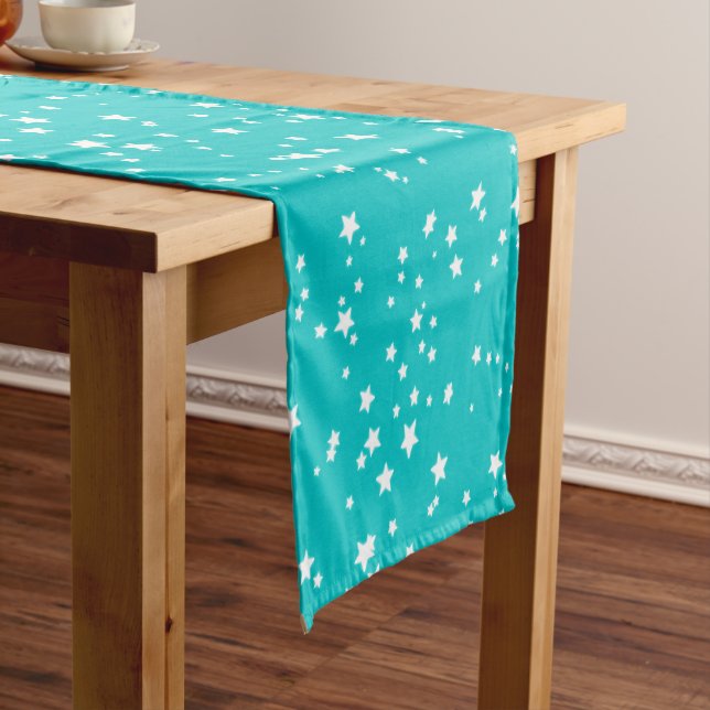 Stars Pattern Short Table Runner (In Situ)