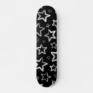 Stars pattern skateboard