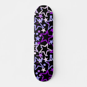 Stars pattern skateboard
