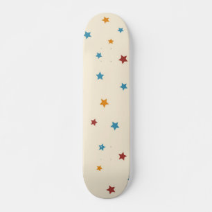 Stars pattern skateboard