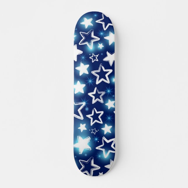 Stars pattern skateboard (Front)
