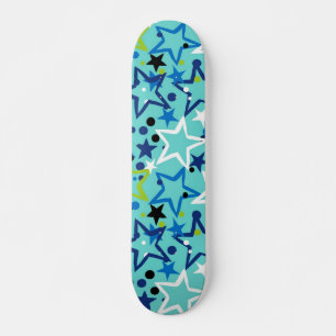 Stars pattern skateboard