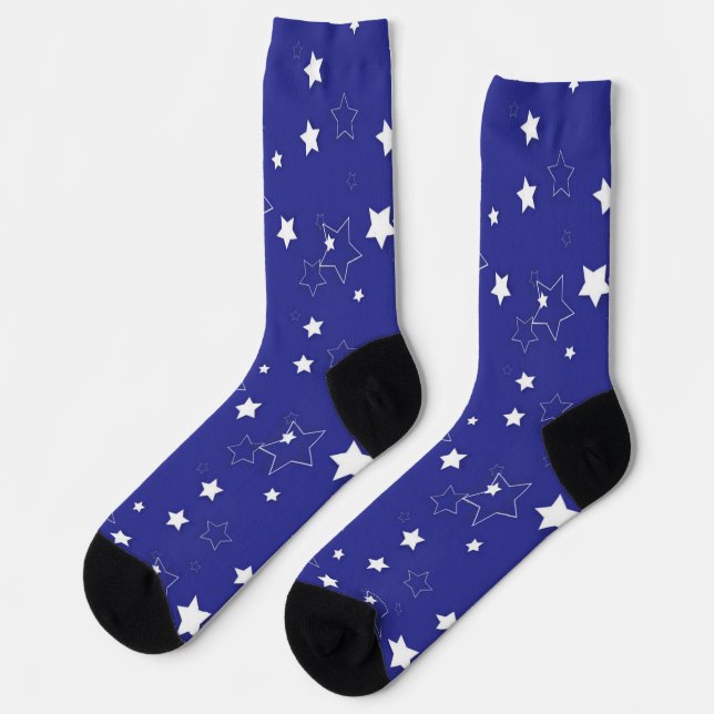Stars pattern socks (Left)