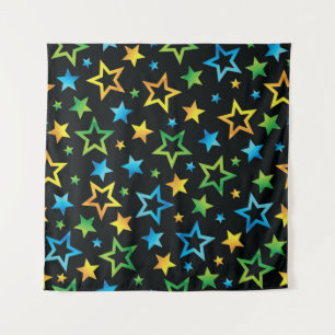 Stars pattern tapestry