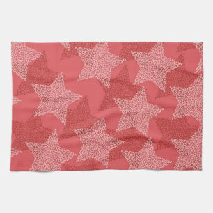 Stars pattern tea towel