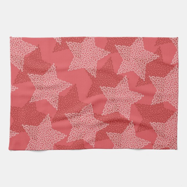 Stars pattern tea towel (Horizontal)