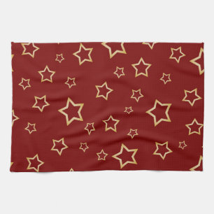 Stars pattern tea towel