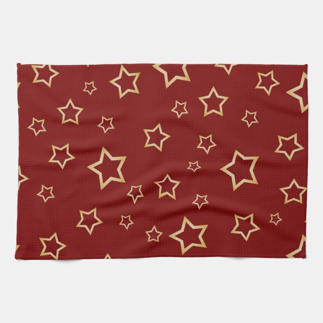 Stars pattern tea towel (Horizontal)