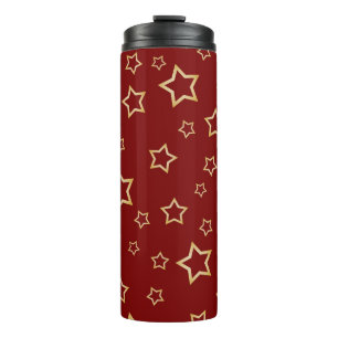 Stars pattern thermal tumbler
