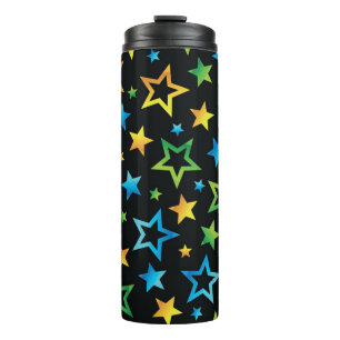 Stars pattern thermal tumbler