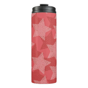Stars pattern thermal tumbler