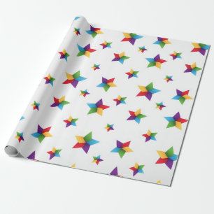 Stars pattern wrapping paper