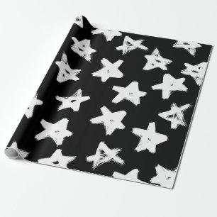 Stars pattern wrapping paper