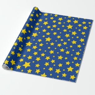 Stars pattern wrapping paper