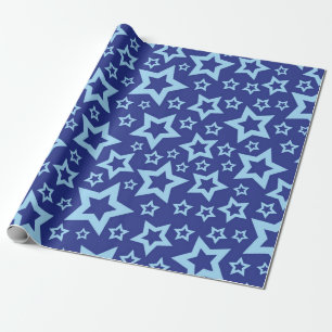 Stars pattern wrapping paper