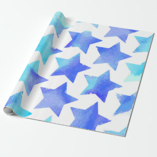 Stars pattern wrapping paper