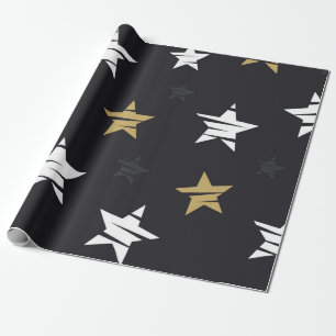 Stars pattern wrapping paper