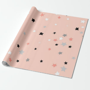 Stars pattern wrapping paper