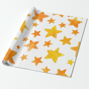 Stars pattern wrapping paper