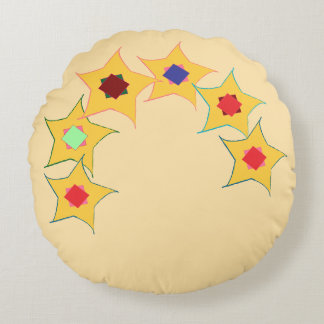 stars pillow round