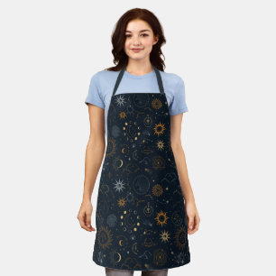 Stars & Planets Pattern Apron