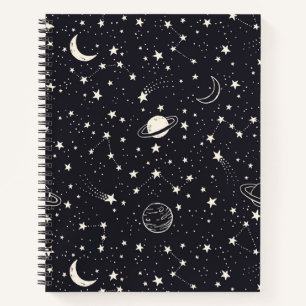 Stars & Planets Pattern Notebook