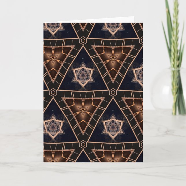 Stars & Pyramids Card (Front)