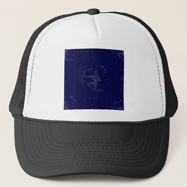 stars sagittarius trucker hat (Front)