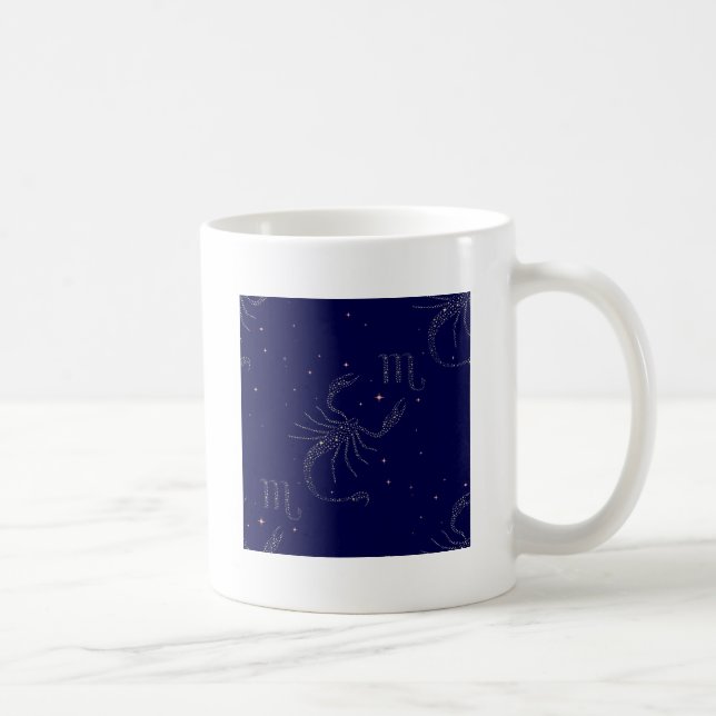 stars scorpio coffee mug (Right)