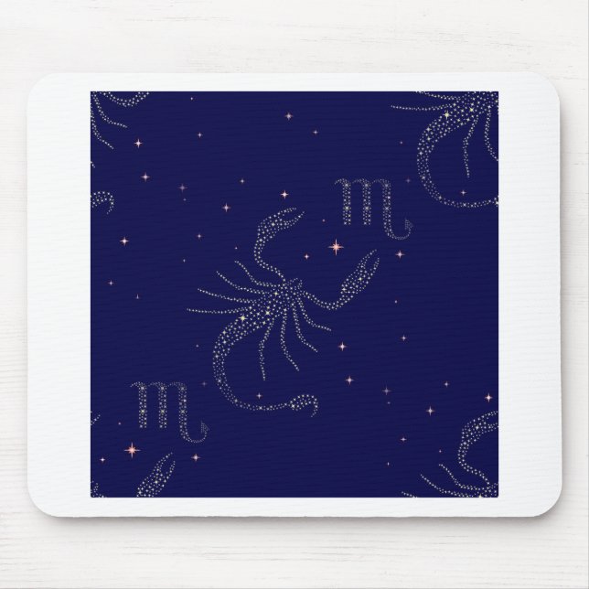 stars scorpio mouse pad (Front)