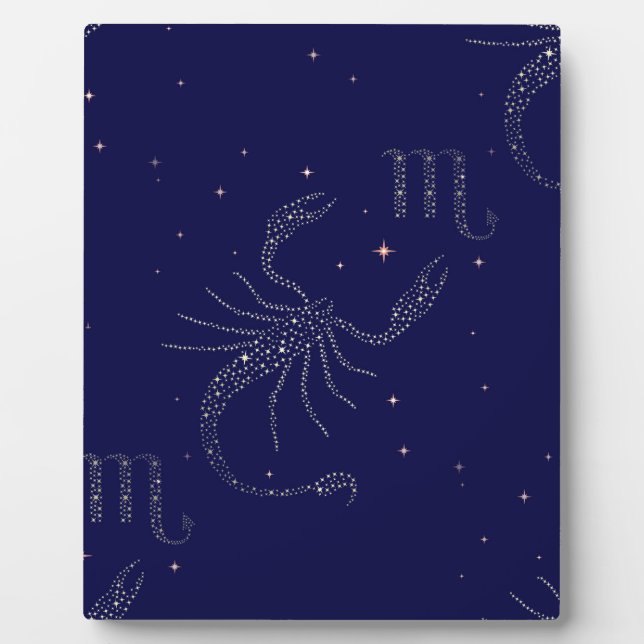 stars scorpio plaque (Front)